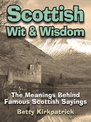 cover image of Scottish Wit & Wisdom